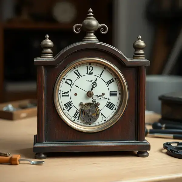 骨董時計の修復