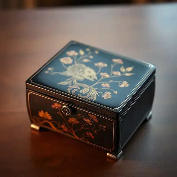 骨董宝石箱の修復