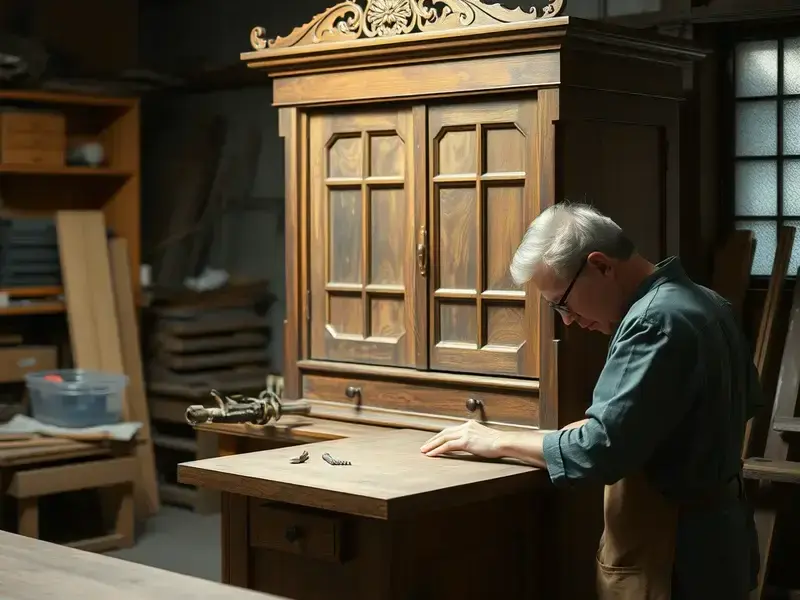 木製家具の修復